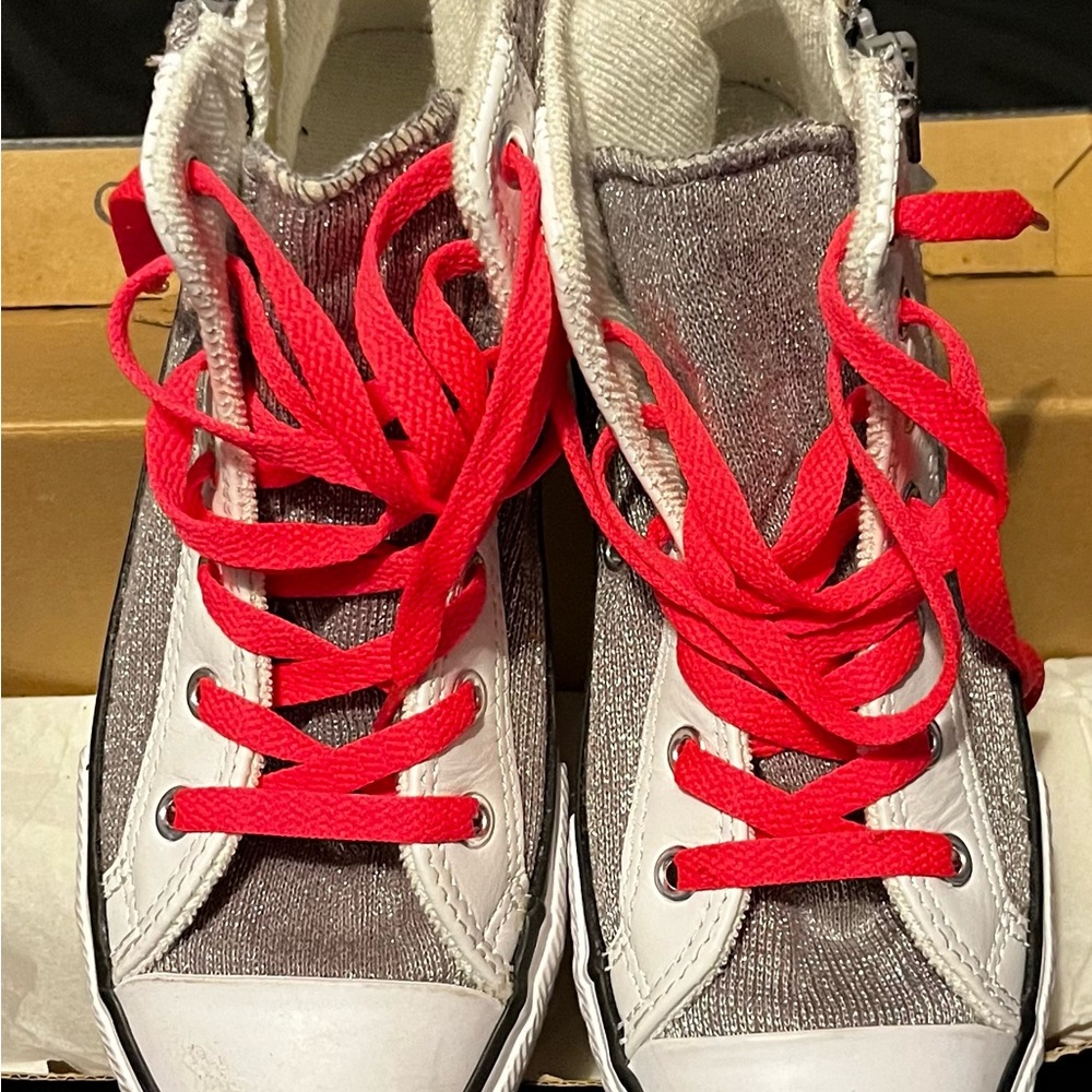 Converse Junior White High-Tops